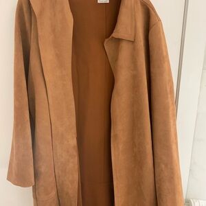 Women's Tan Suede Coat